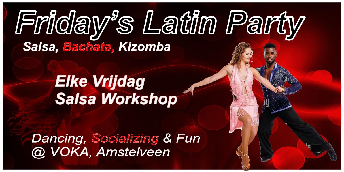 Latin Breeze — Friday’s Latin Party @ VOKA — poster, Amsterdam